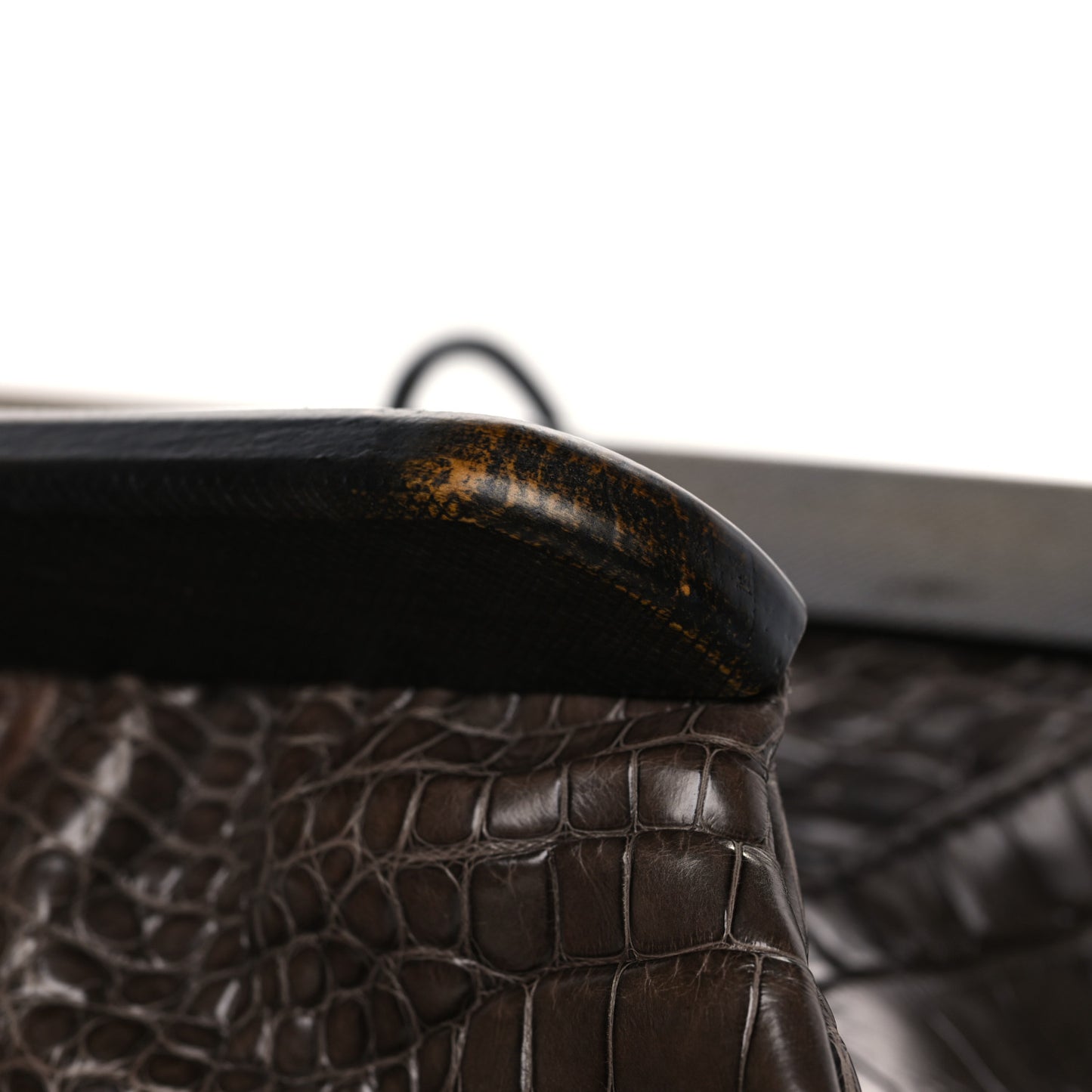 Wood Crocodile Tom Ford Doctor Bag Brown