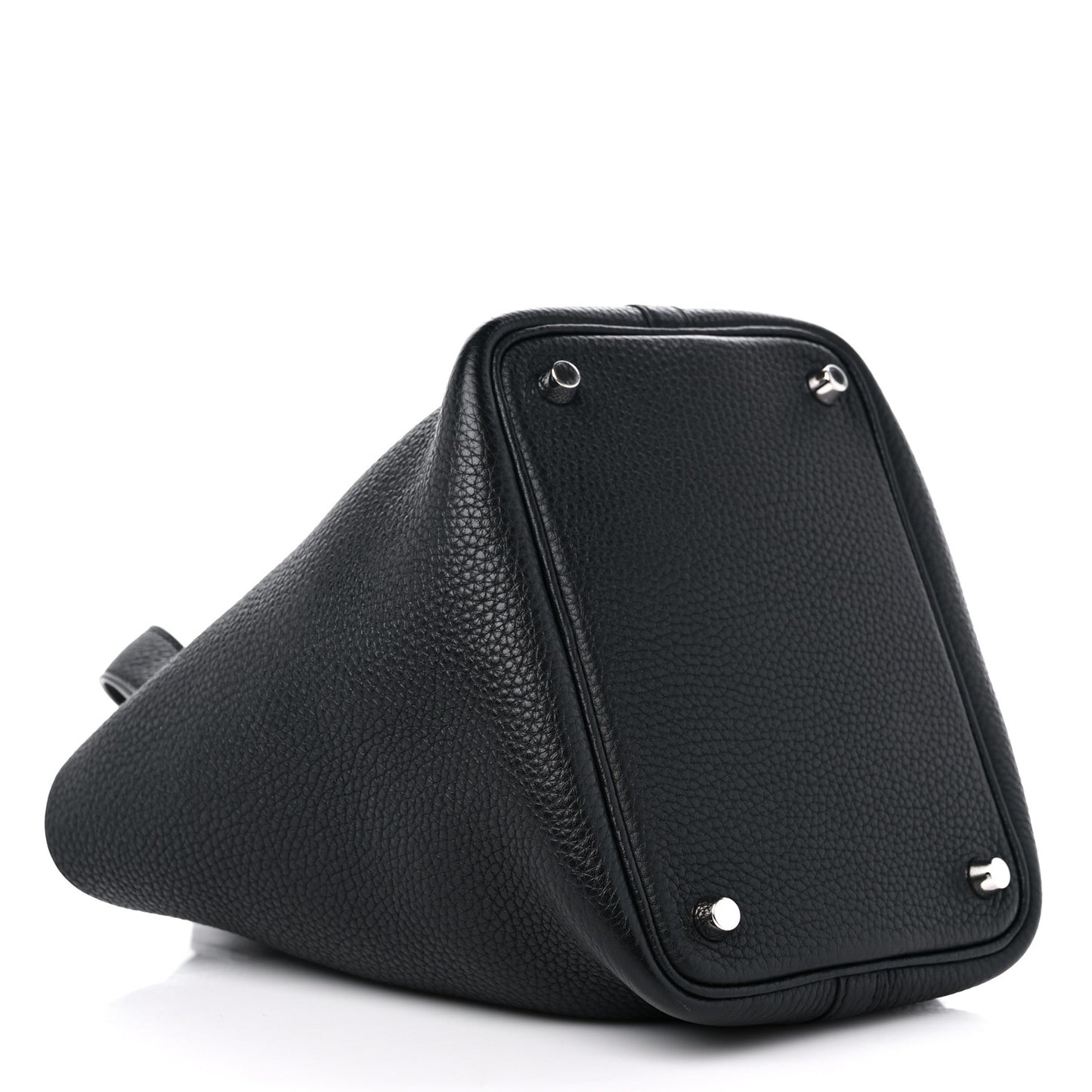 Taurillon Clemence Picotin Lock 18 PM Black