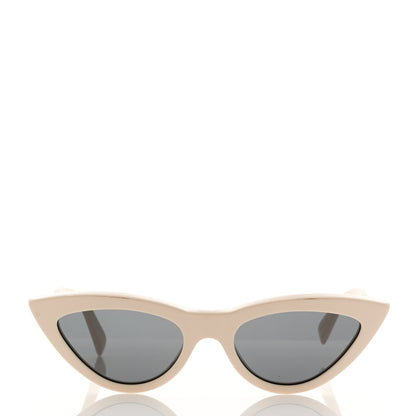 Celine Acetate Cat Eye Sunglasses CL40019I Ivory 2 of 9