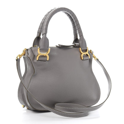 Chloe Calfskin Small Marcie Satchel Cashmere Grey 3 of 11