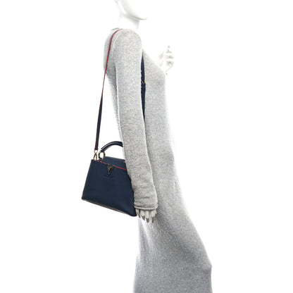 Louis Vuitton Taurillon Capucines BB Marine Rouge 2 of 9