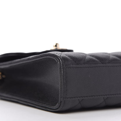 Chanel Caviar Quilted Classic Phone Holder Black 6 of 12