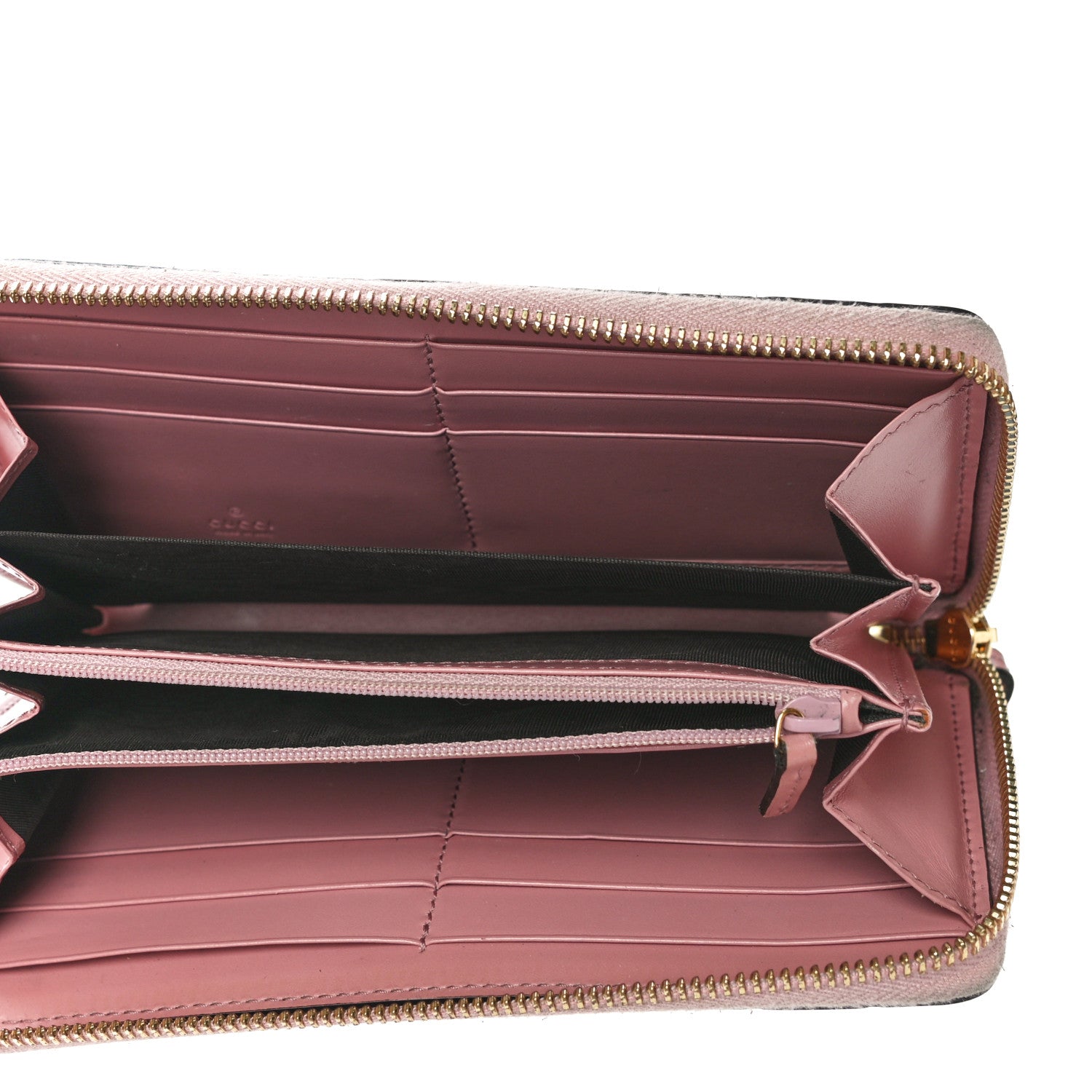Gucci Guccissima Zip Around Wallet Pink 5 of 11