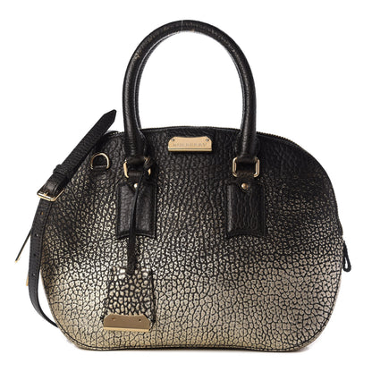 Burberry Heritage Grain Small Orchard Bowling Bag Black 1 of 11