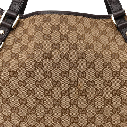 Gucci Monogram Medium Abbey Shoulder Bag Dark Brown 8 of 13