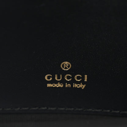 Gucci Shiny Calfskin Small Bamboo Night Bag Black 6 of 10