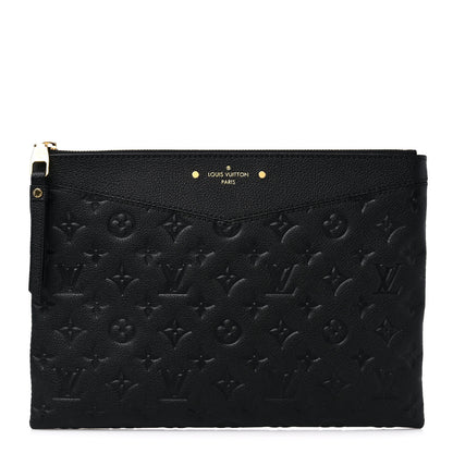 Louis Vuitton Empreinte Daily Pouch Black 1 of 8