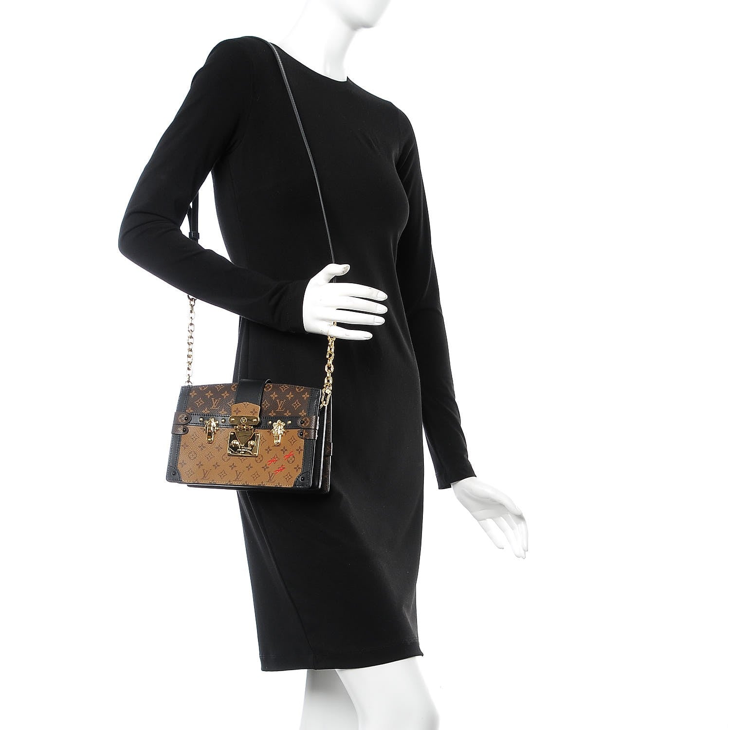 Louis Vuitton Reverse Monogram Trunk Clutch 2 of 8