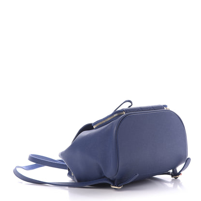 Chanel Caviar Quilted Business Affinity Backpack Blue 3 of 12
