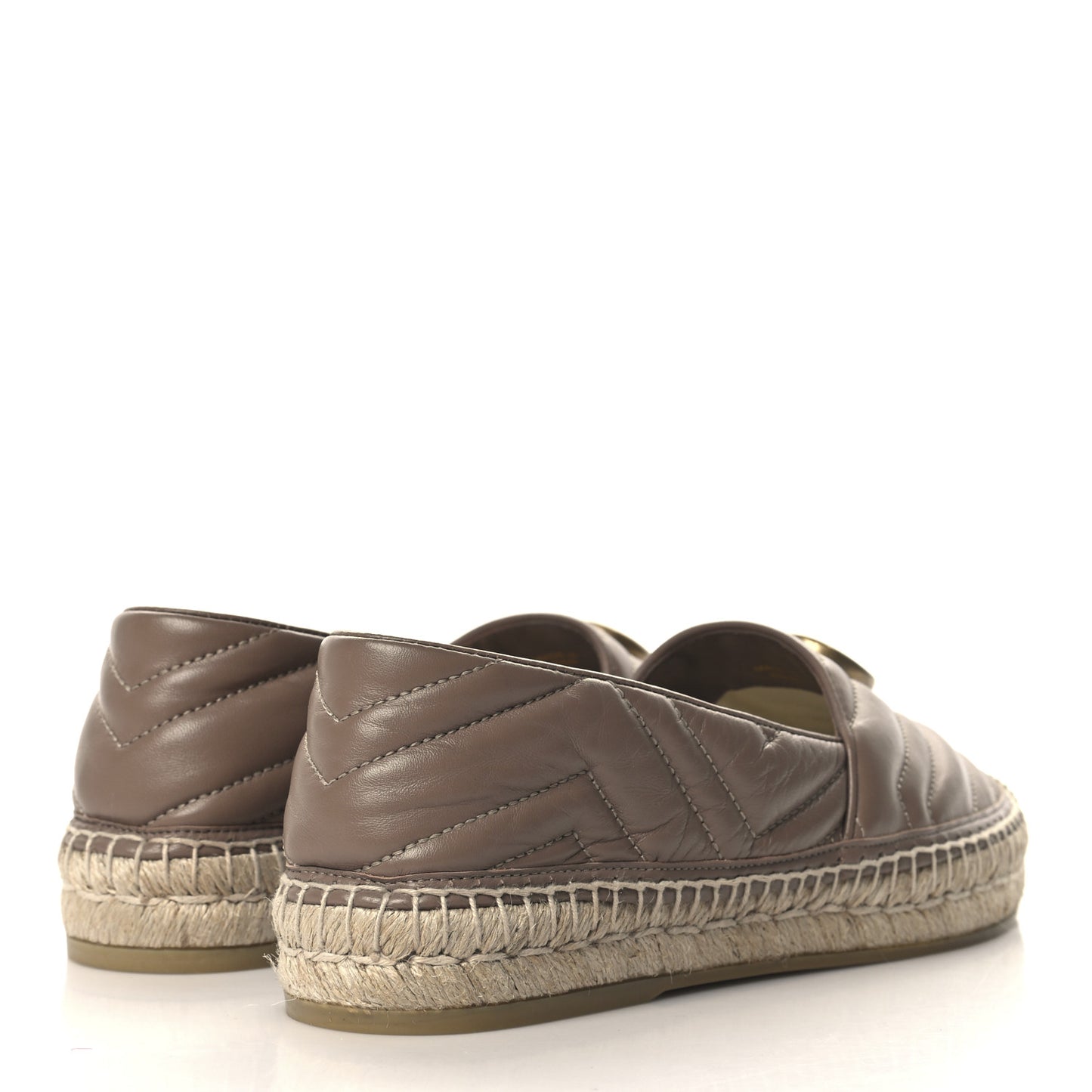 Nappa Matelasse GG Marmont Espadrilles 40 Porcelain Rose
