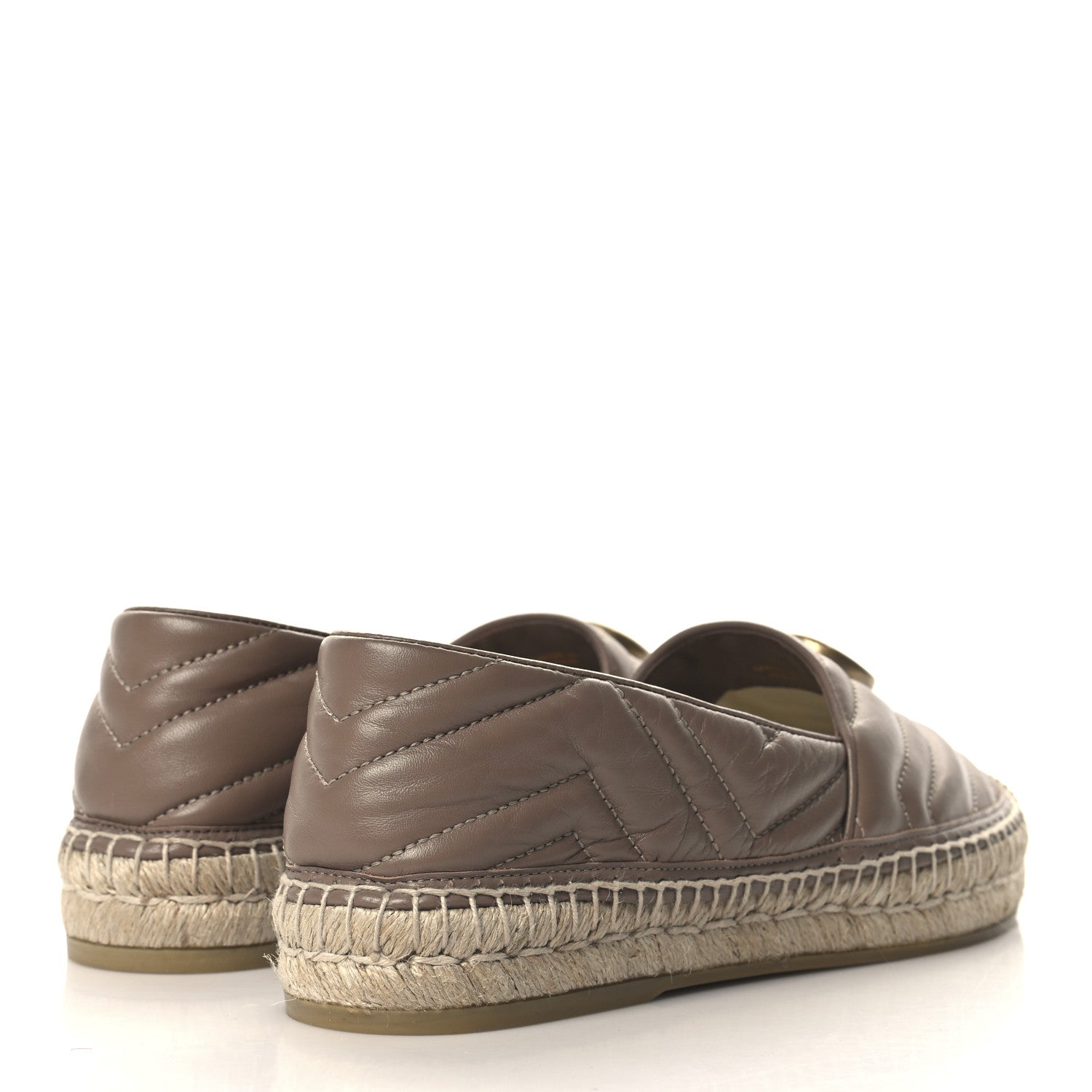 Gucci Nappa Matelasse GG Marmont Espadrilles 40 Porcelain Rose 5 of 9