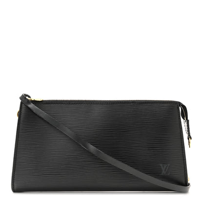 Louis Vuitton Epi Pochette Accessories 24 Black 1 of 10