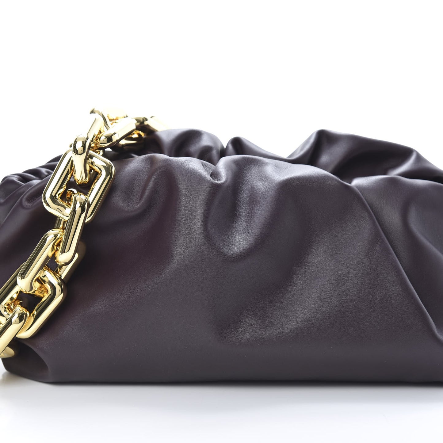 Calfskin The Pouch Chain Grape