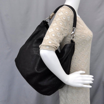 Saint Laurent Leather Large Roady Hobo Black 2 of 10