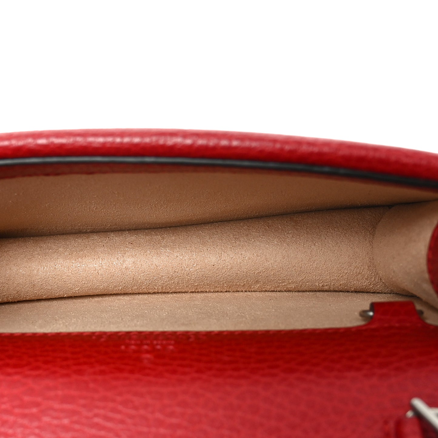 Calfskin Super Mini Dionysus Shoulder Bag Hibiscus Red