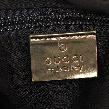 Gucci Monogram Web Medium Half Moon Hobo Gold Pink 6 of 8