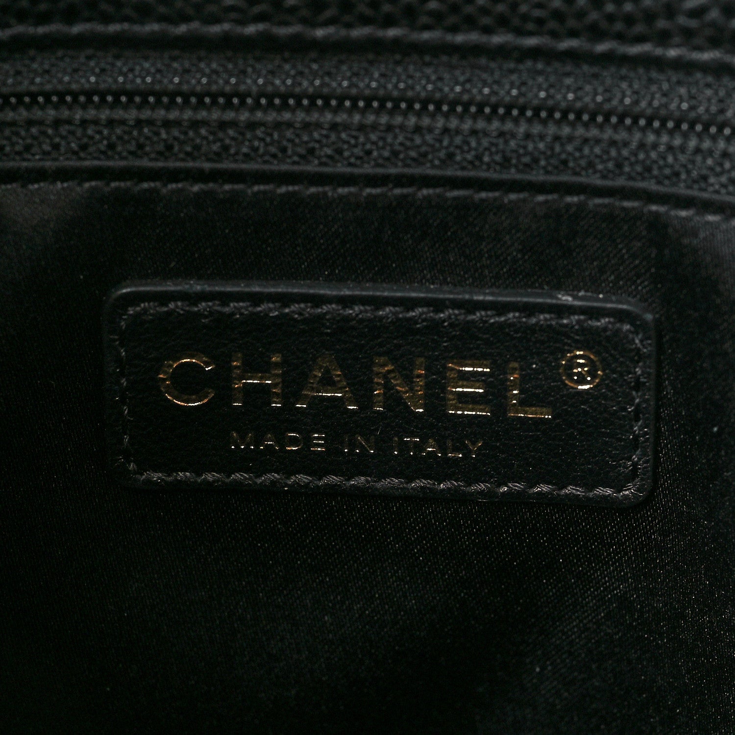 Chanel Caviar Quilted Petit Shopping Tote PST Black 6 of 8