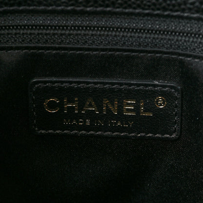 Chanel Caviar Quilted Petit Shopping Tote PST Black 6 of 8