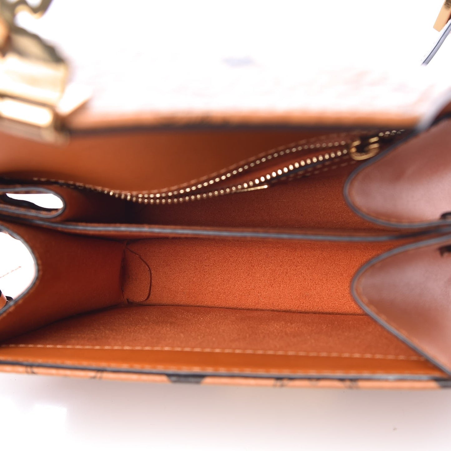 Visetos Mini Patricia Shoulder Bag Cognac