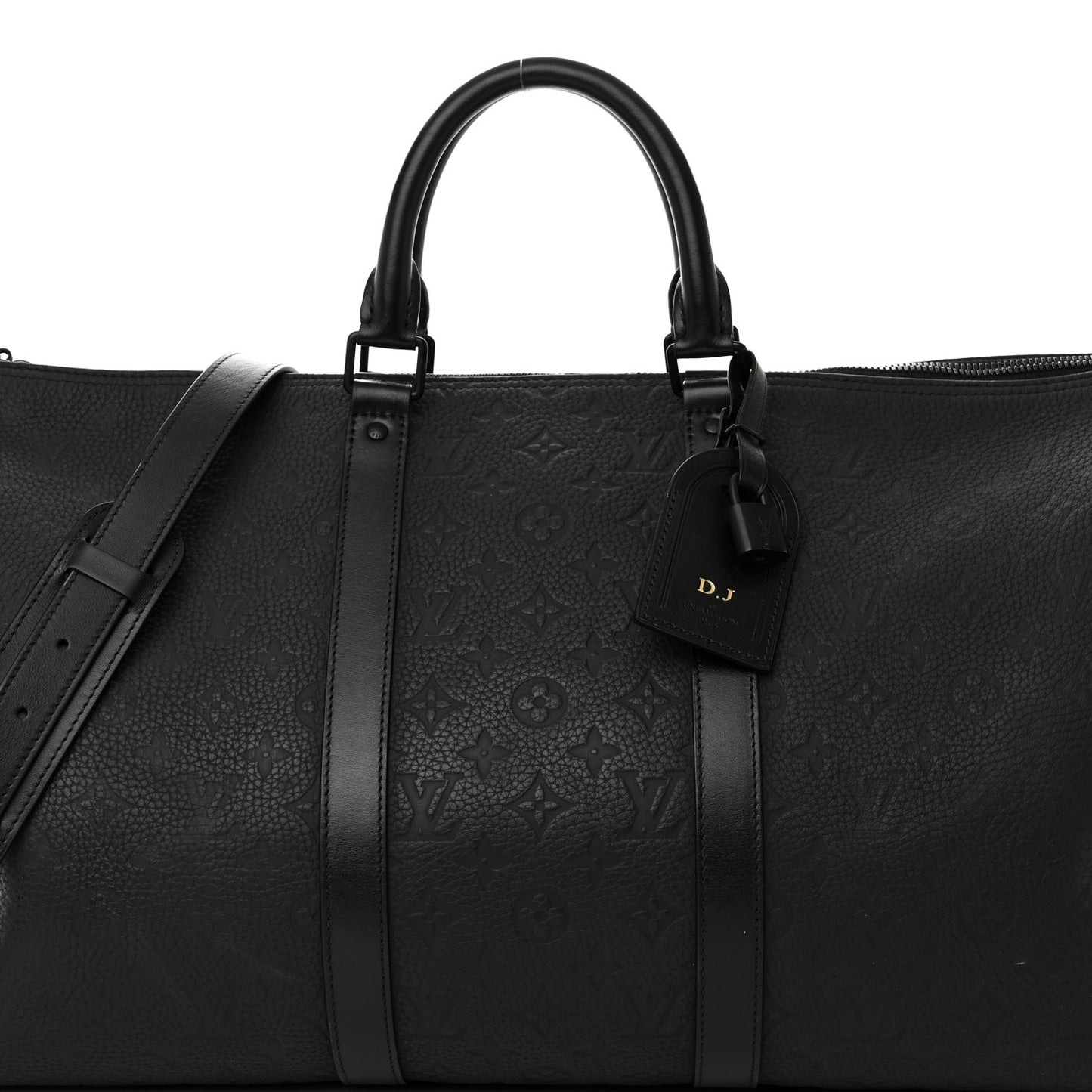 Taurillon Monogram Keepall Bandouliere 50 Black