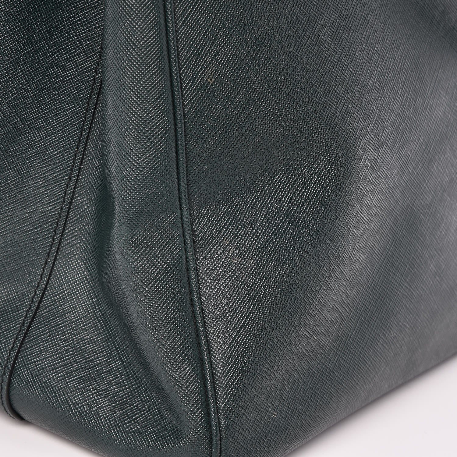 Prada Saffiano Lux Extra Large Galleria Double Zip Tote Smeraldo 9 of 9