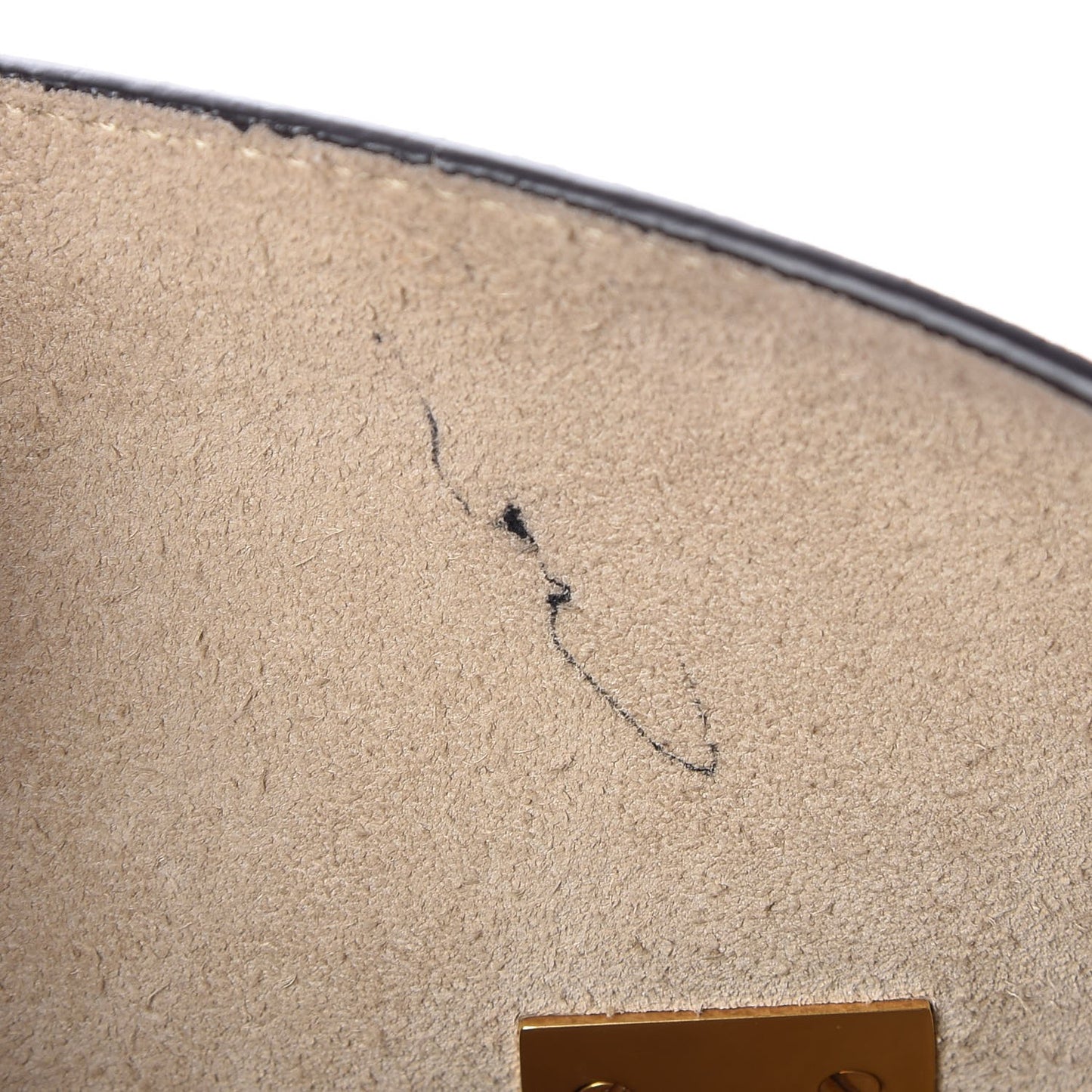 Grained Lambskin Drew Shoulder Bag Caramel