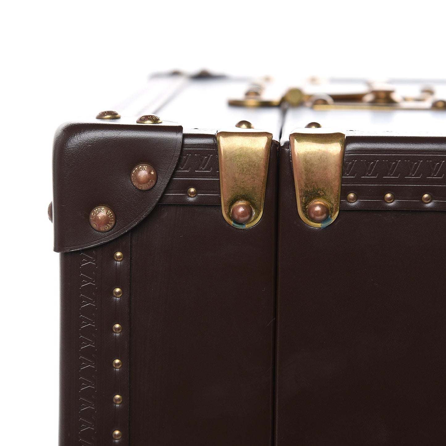 Calfskin Jewelry Trunk Brown