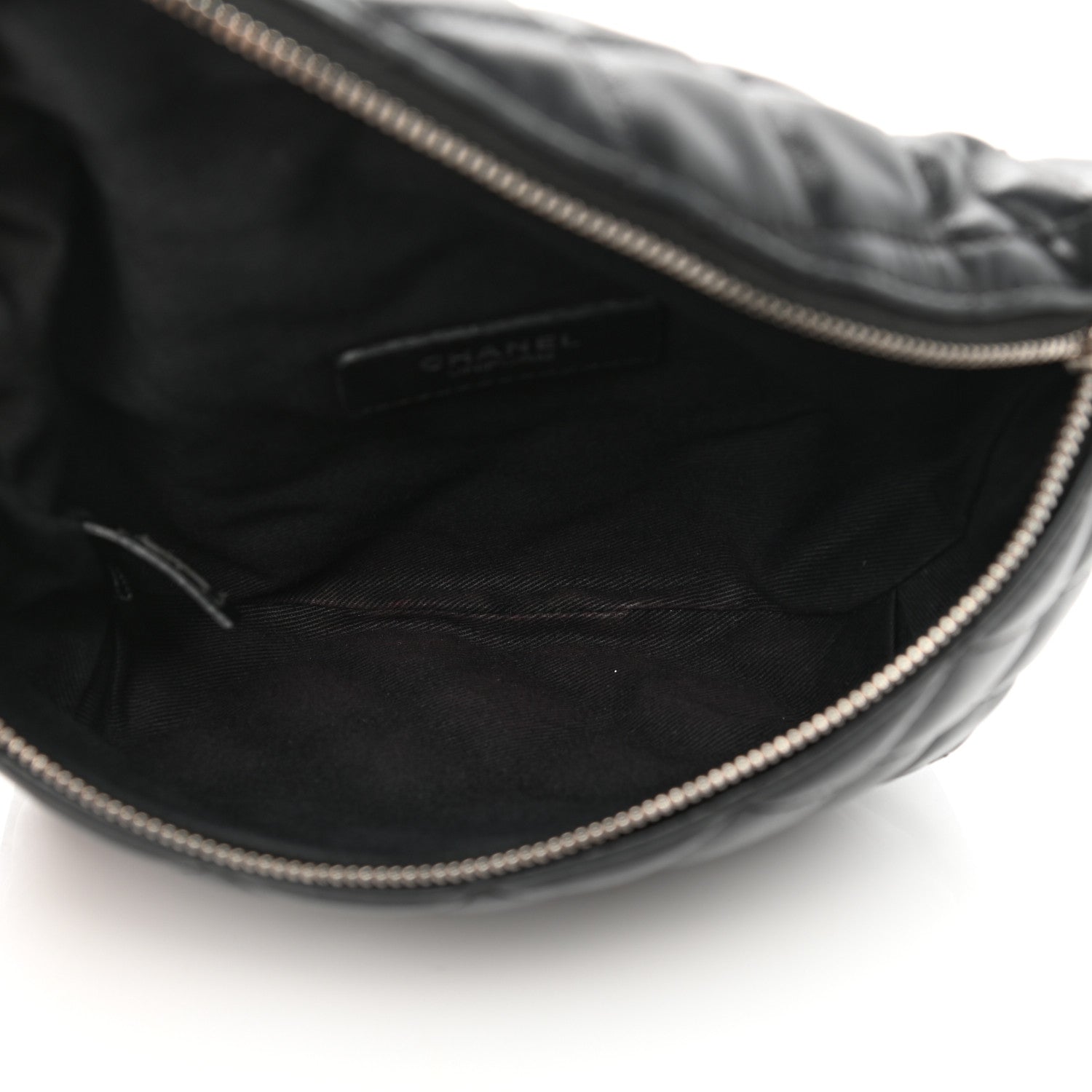 Chanel Lambskin Quilted Waist Belt Bag Black 5 of 16
