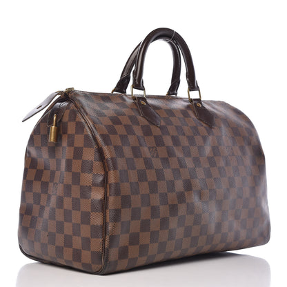 Louis Vuitton Damier Ebene Speedy 35 3 of 23