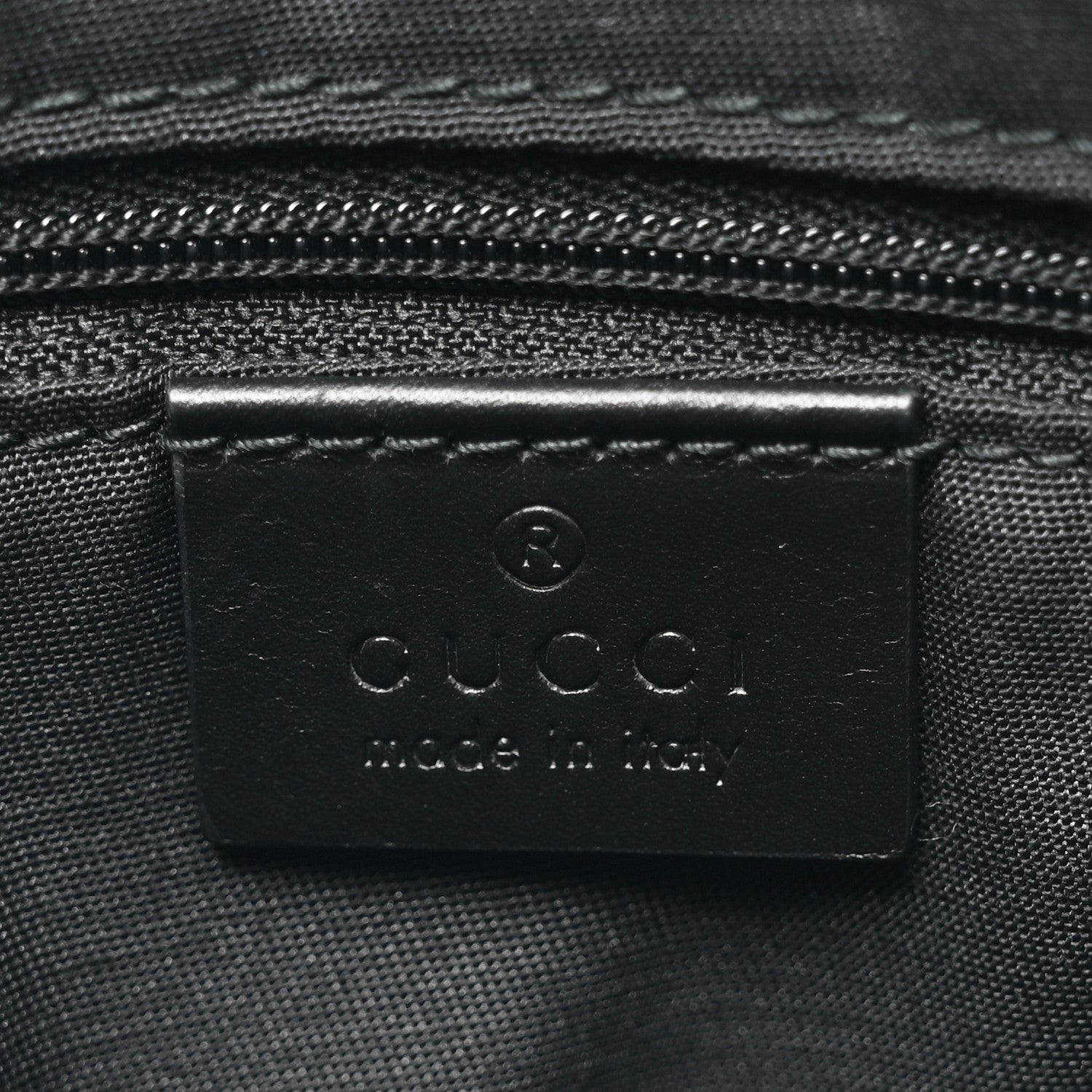 Gucci GG Monogram Web Flat Messenger Bag Black 6 of 10