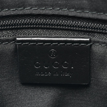 Gucci GG Monogram Web Flat Messenger Bag Black 6 of 10