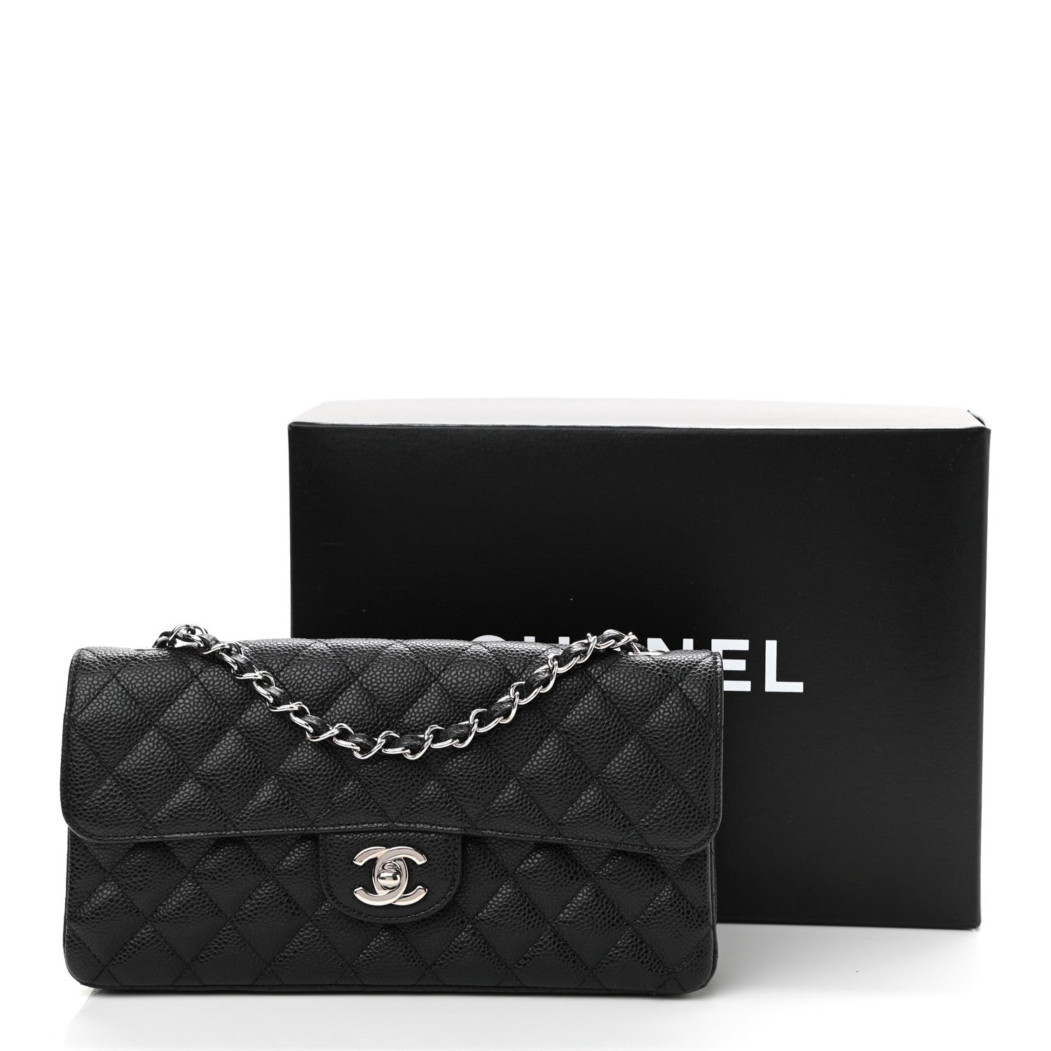 Chanel Caviar Quilted East West Flap Black 12 of 12
