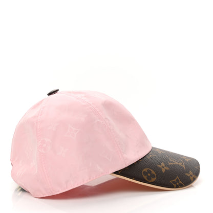 Louis Vuitton Polyester Silk Monogram LV Get Ready Cap L Pink 6 of 10
