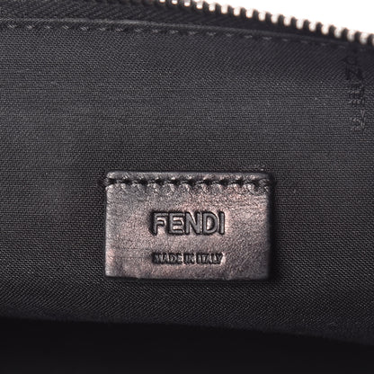Fendi Vitello Grace FF 1974 Embossed Pouch Black 6 of 7