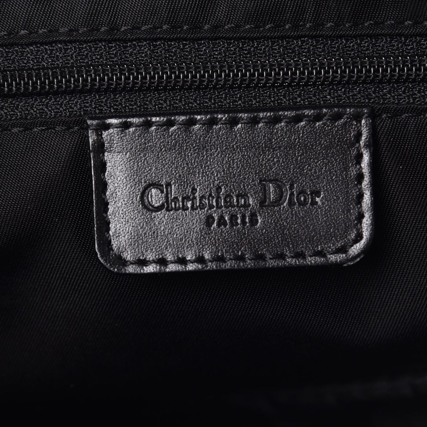 Monogram Saddle Bag Black