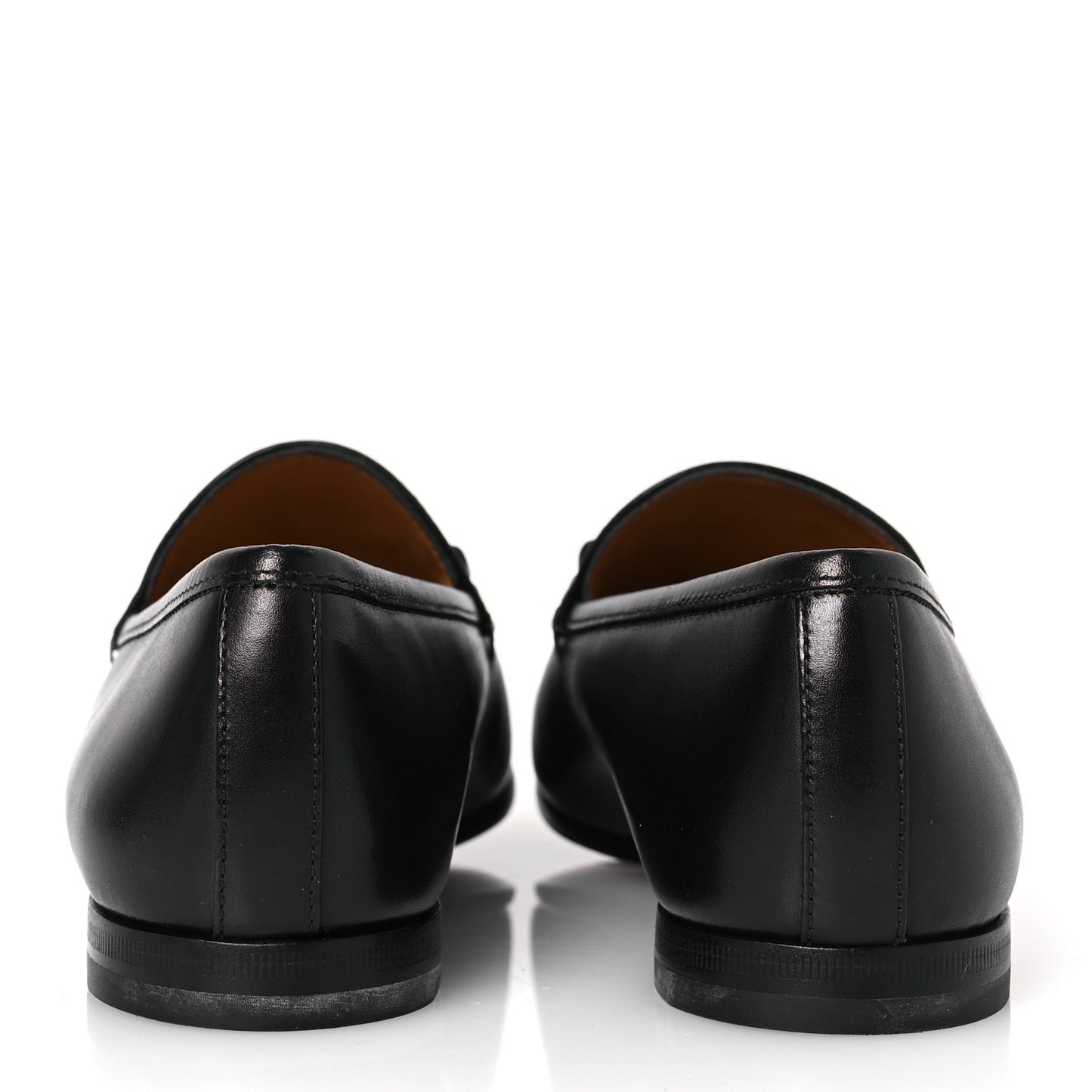 Calfskin Womens Jordaan Loafers 37.5 Black