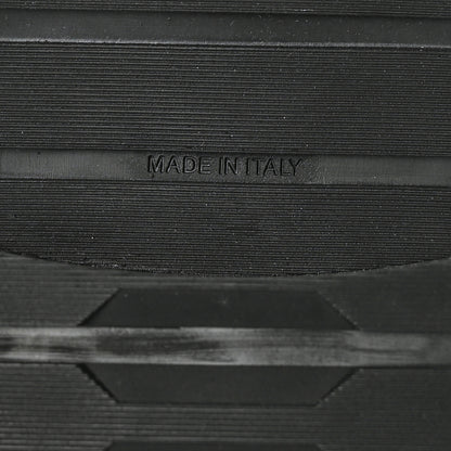 Chanel Shiny Calfskin Quilted Lace Up Combat Boots 40 Black 8 of 8