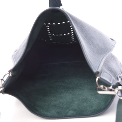 Hermes Taurillon Clemence Evelyne III GM Vert Cypress 5 of 11