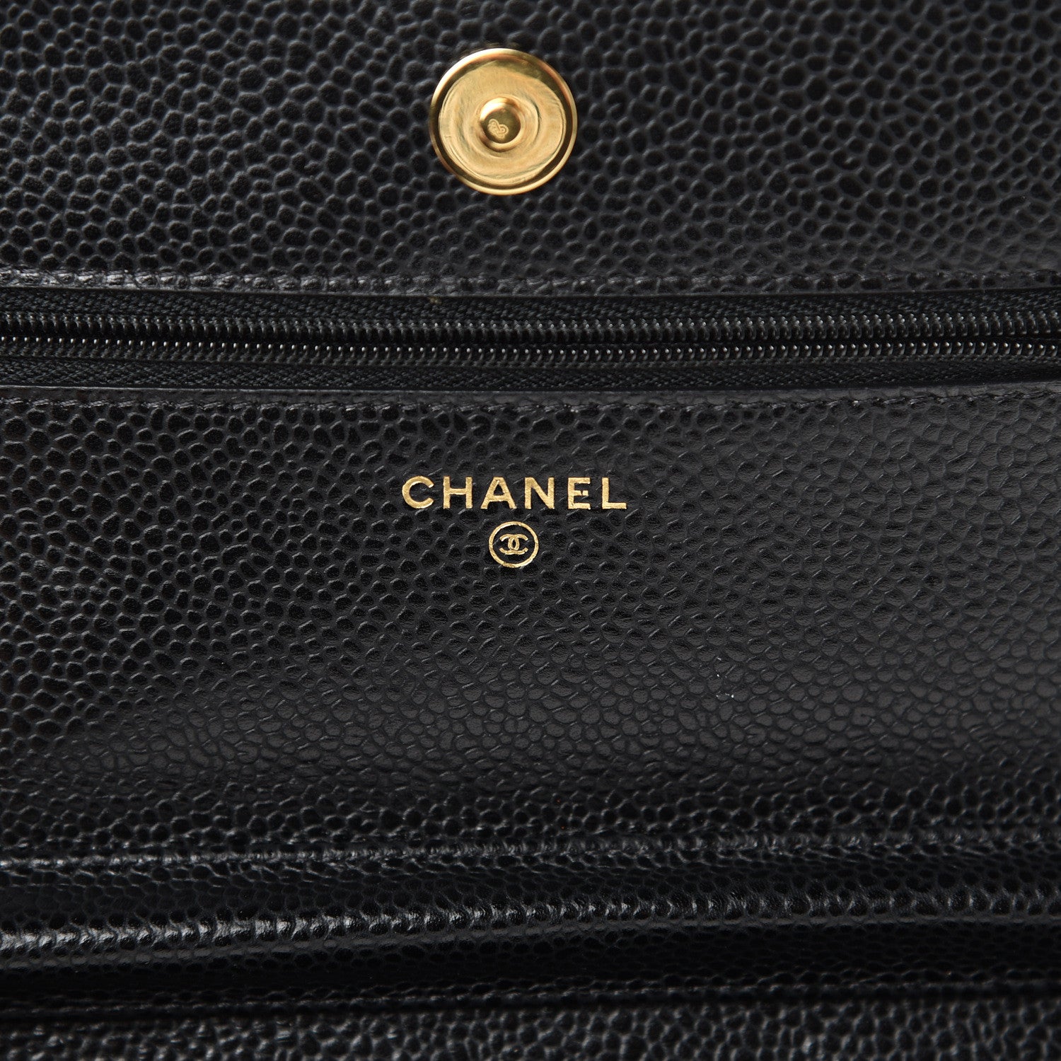 Chanel Caviar Quilted Wallet On Chain WOC Black 5 of 11