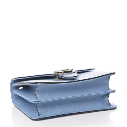 Gucci Dollar Calfskin Small Interlocking G Shoulder Bag Mineral Blue 4 of 11