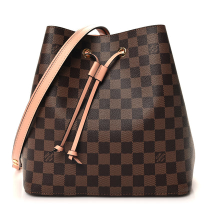 Louis Vuitton Damier Ebene Neonoe MM Venus Pink 1 of 10