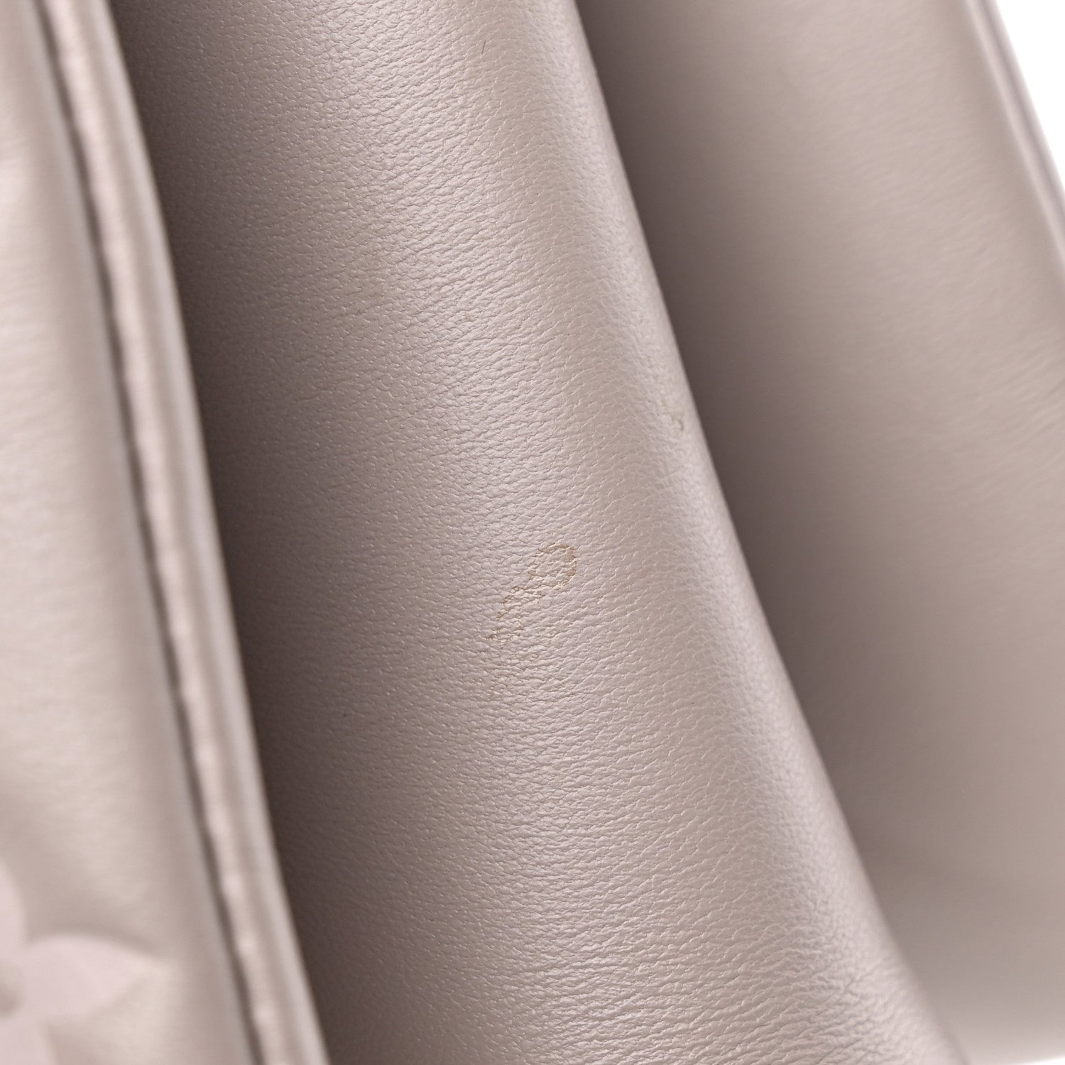 Louis Vuitton Lambskin Embossed Monogram Coussin MM Grey 21 of 27