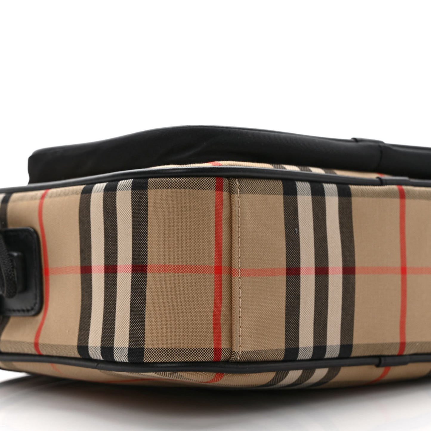 Vintage Check Calfskin Small Camera Bag Archive Beige