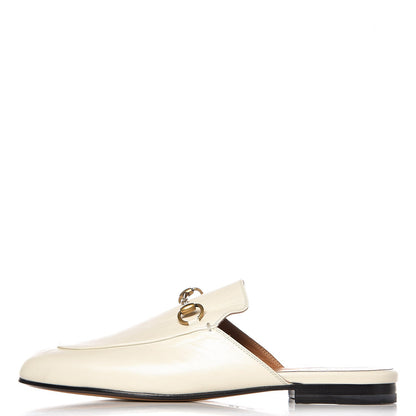 Gucci Malaga Kid Womens Princetown Slippers 38.5 Mystic White 1 of 8