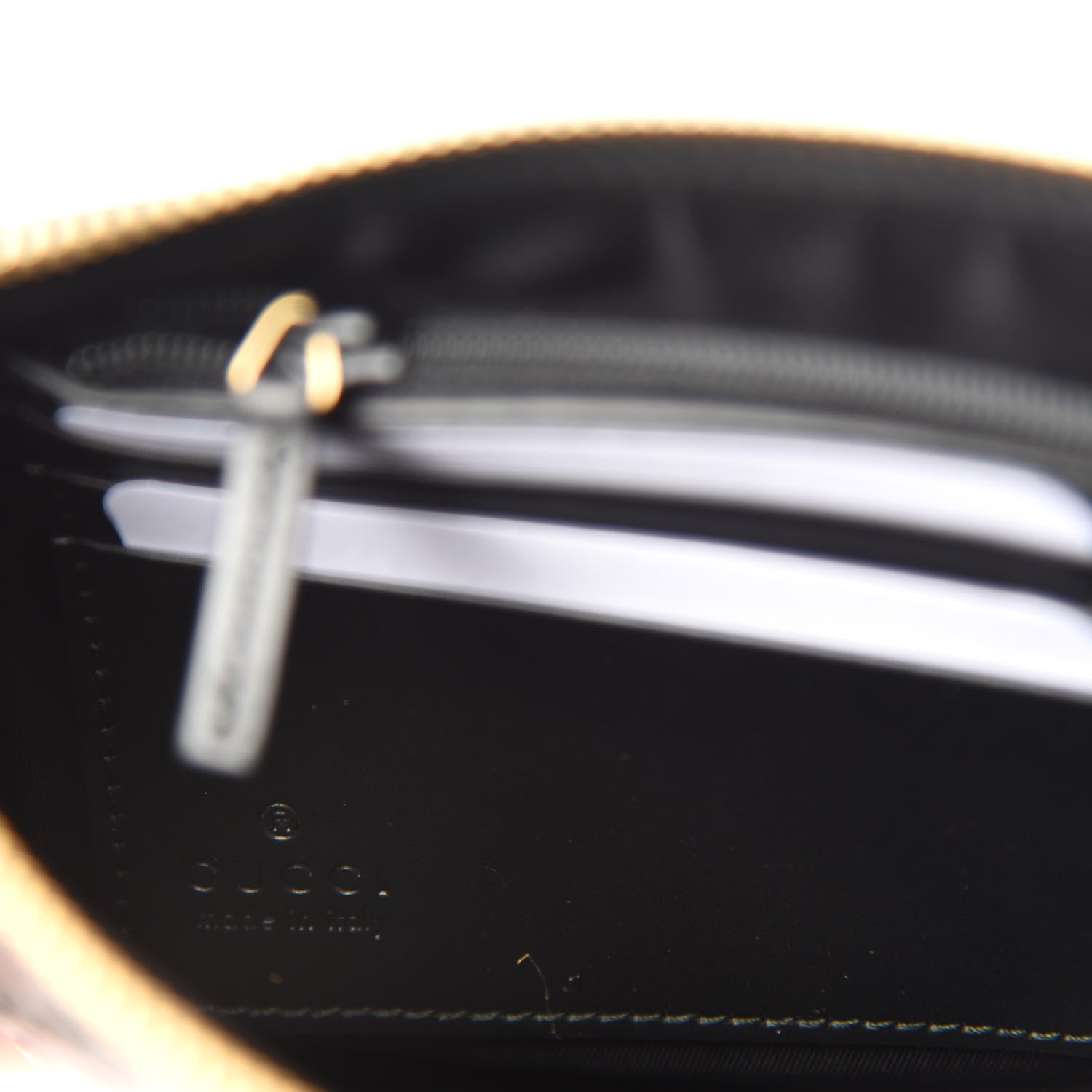 Gucci Guccissima Signature Wrist Wallet Black 8 of 11