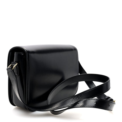 Celine Shiny Calfskin Medium Triomphe Black 3 of 9