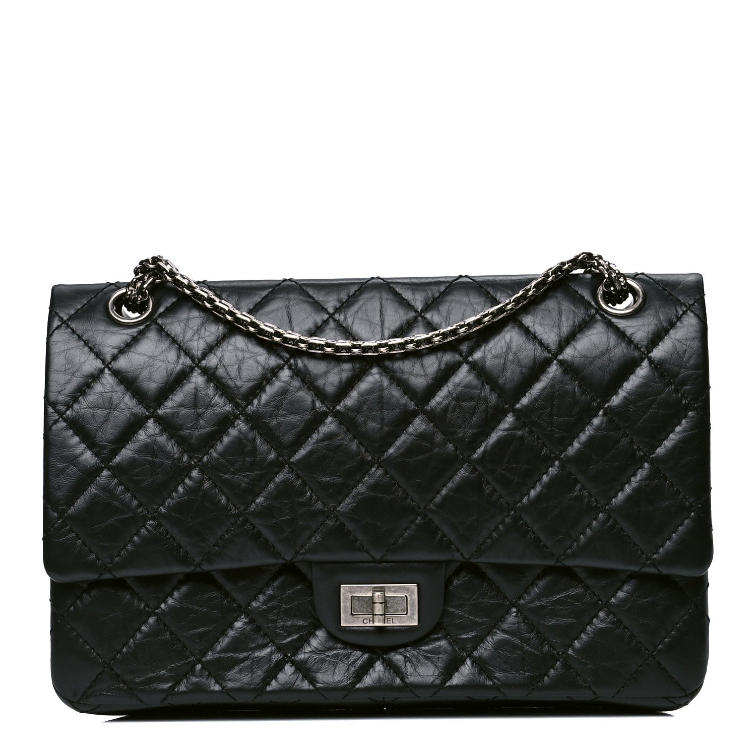 Chanel Aged Calfskin Quilted 2.55 Reissue 226 Flap Black 1 of 4