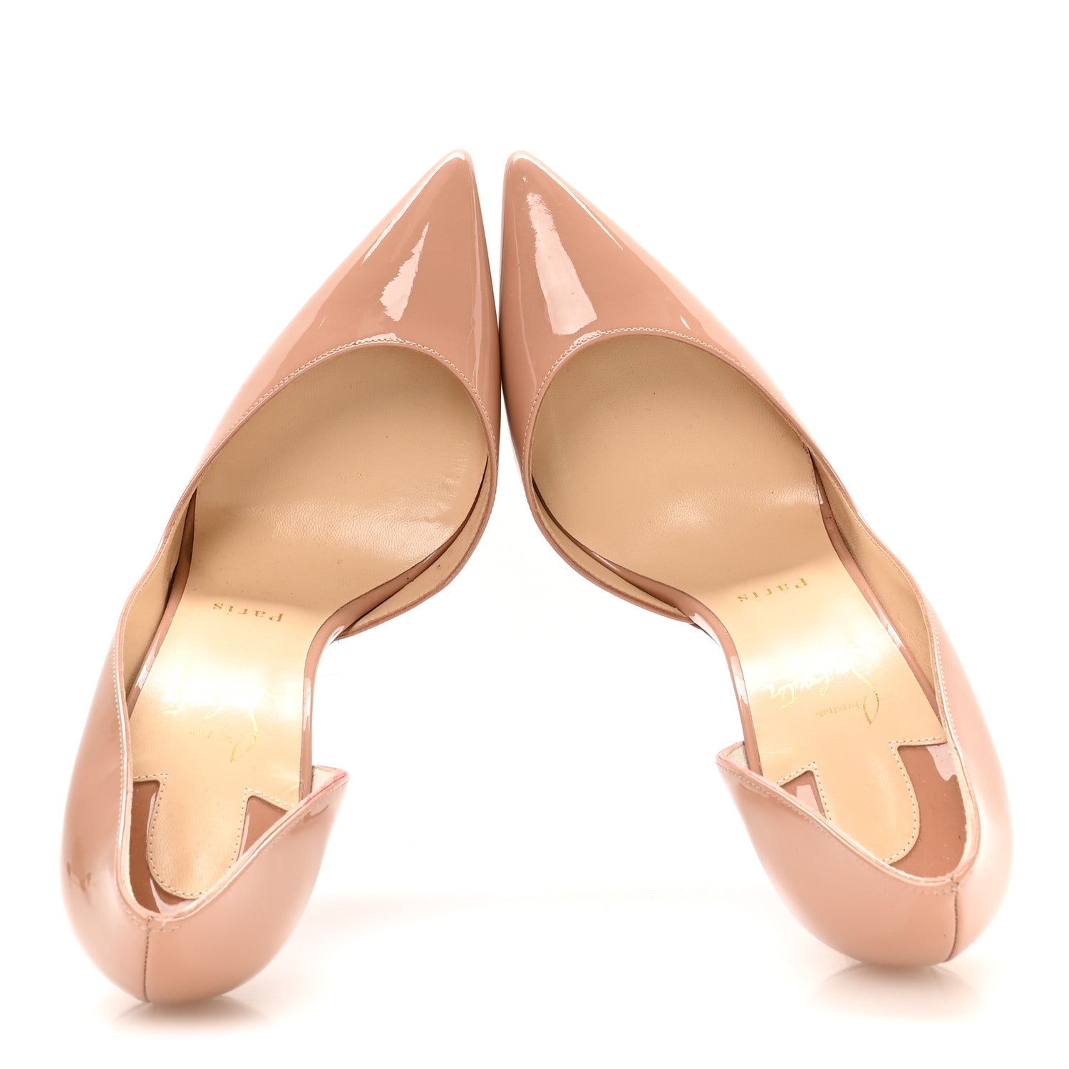 Christian Louboutin Nappa Iriza 100 Pumps 40 Nude 2 of 7
