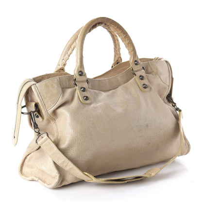 Balenciaga Agneau Classic Hardware City Dune 3 of 13