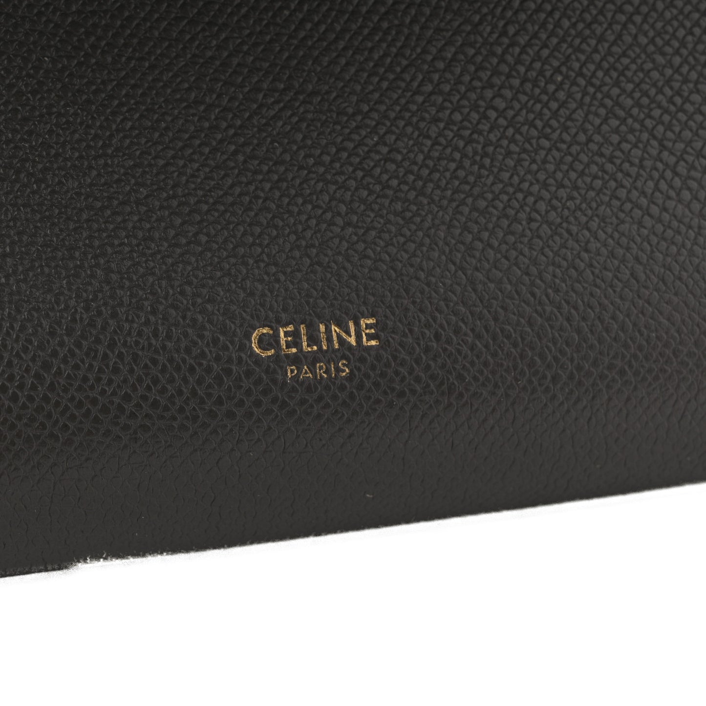 Grained Calfskin Nano Belt Bag Grey